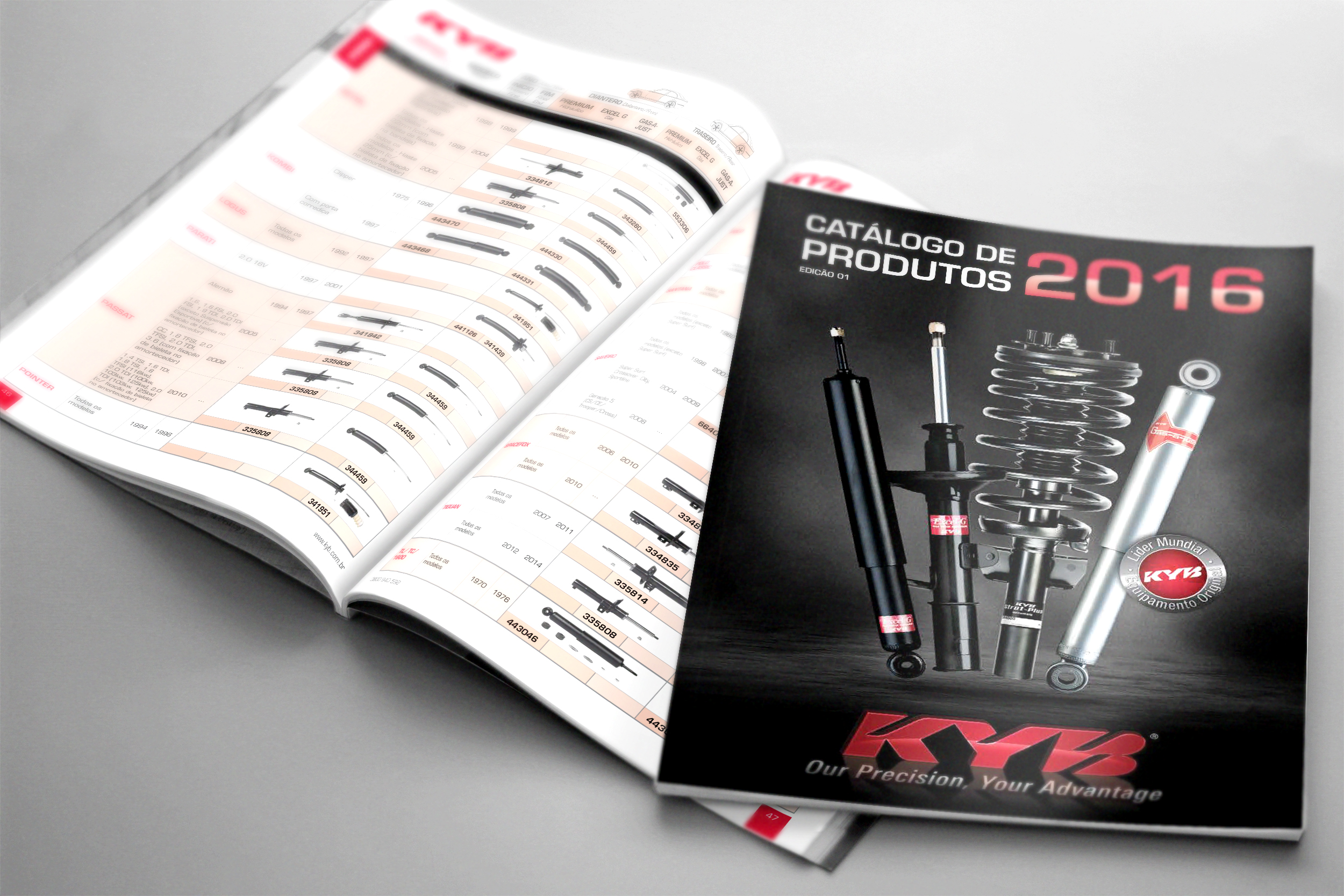 KYB - Catálogo de Produtos 2016